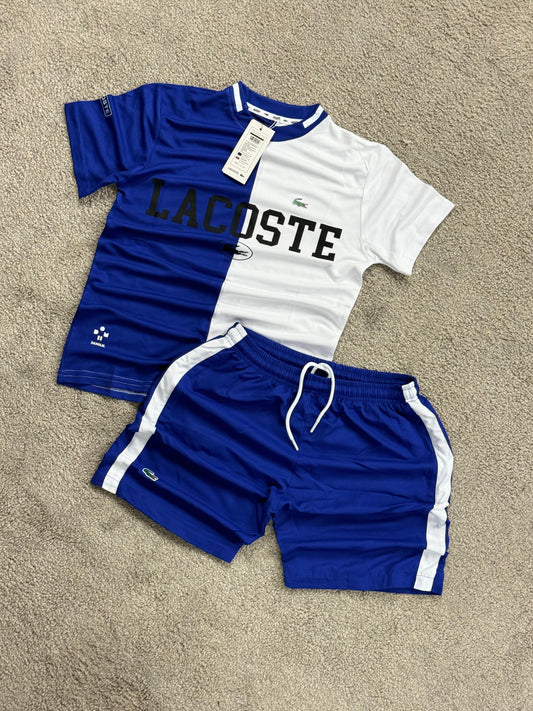 Conjunto Lacoste (Azul/Blanco)