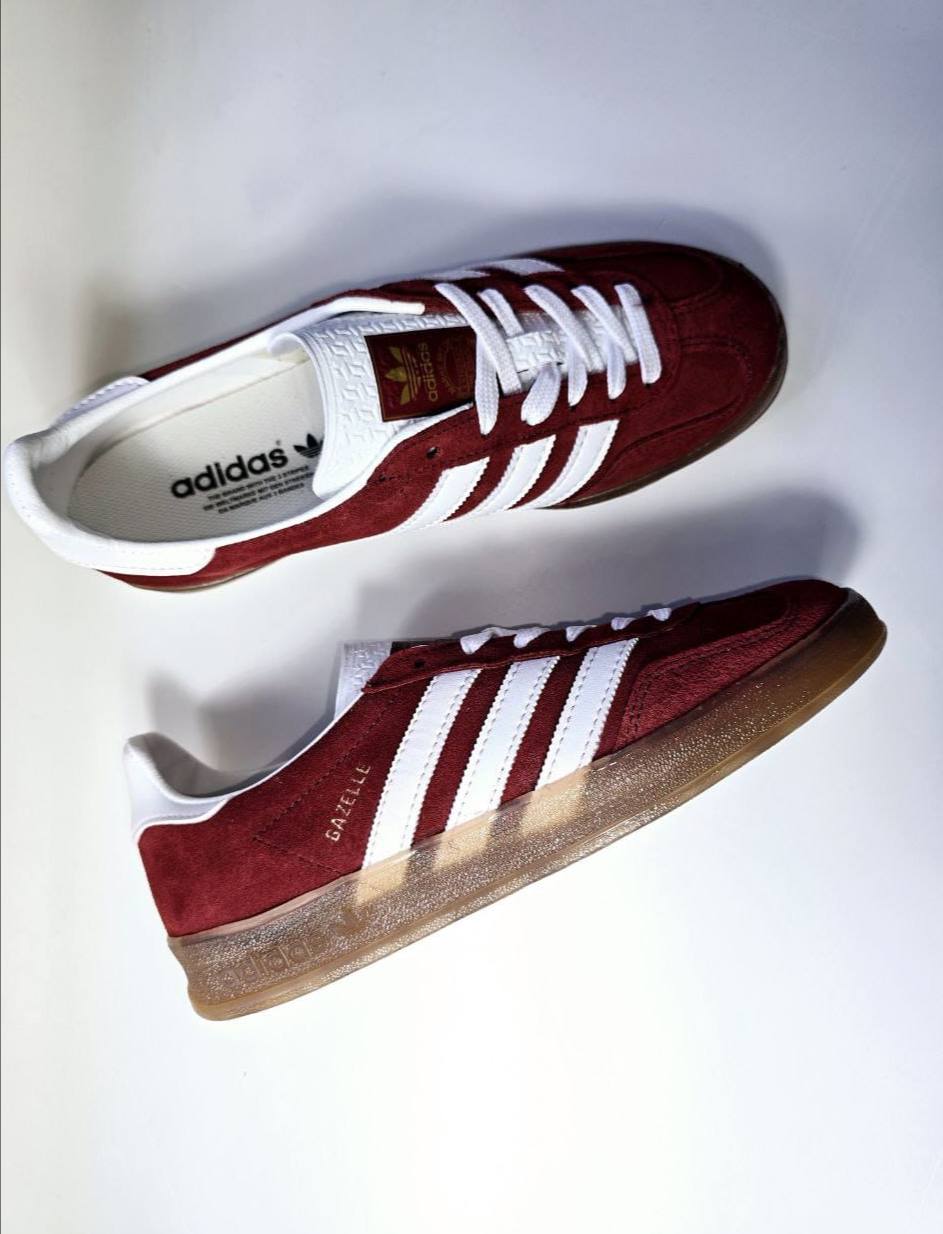 ADIDAS GAZELLE rojo granada